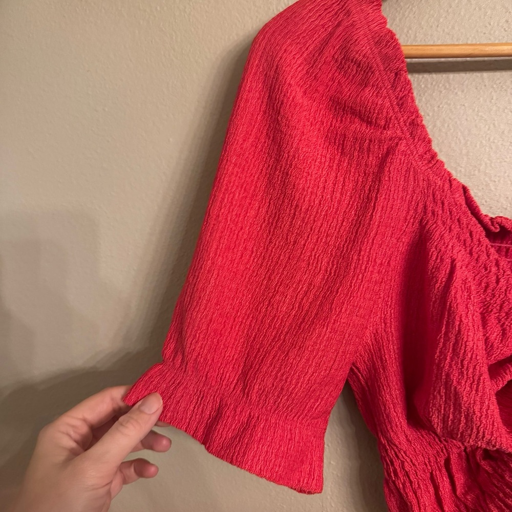 ANTHRO |‎ Pilcro Ruched Crop - Picture 4 of 5